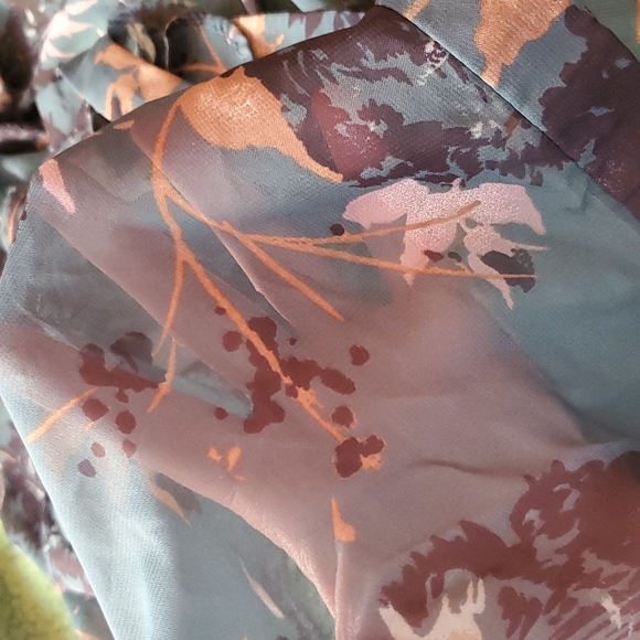 Sheer dana Buchman blouse - Picture 4 of 4